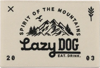 Lazy Dog woven label