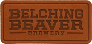 Belching Beaver Brewery leather patch
